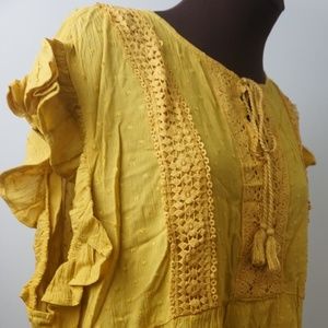 Haptics by Holly Harper This Side of Happiness Top Honey Size 3X NWT